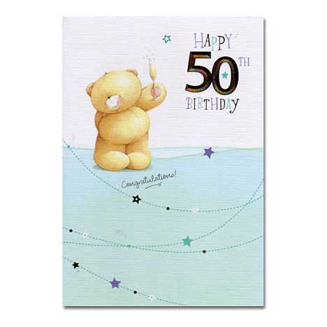 50th Birthday Forever Friends Card